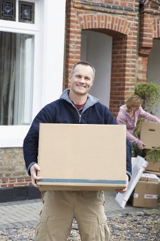 Man with Van moving service vehicle