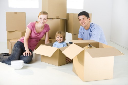 Professional team planning a commercial office move