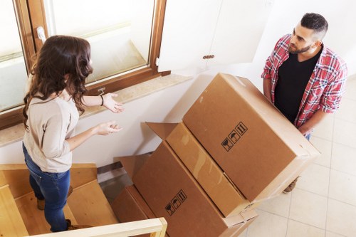 Alans Removal team assisting a family with their move