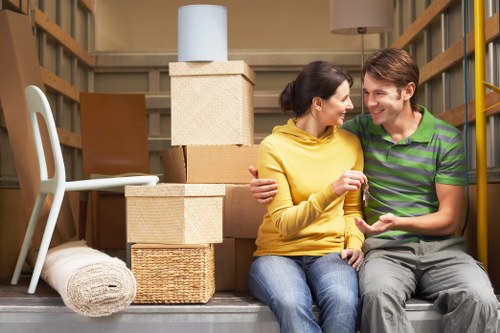 Secure packing of fragile items by Alans Removal